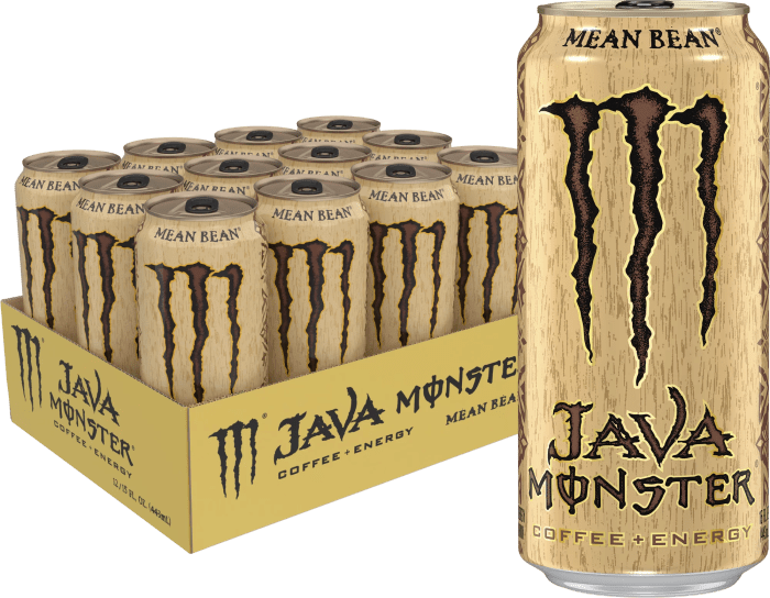 Human bean flavor infused energy drink