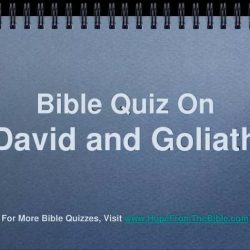 David and goliath questions and answers