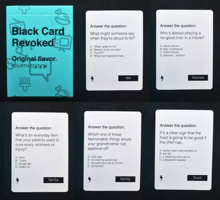 Black card revoked questions and answers