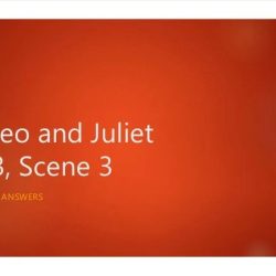 Romeo and juliet act 3 study guide