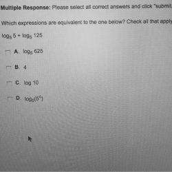 Expressions equivalent apply check which 3c