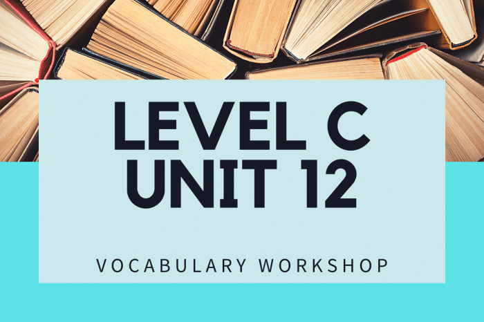 Vocabulary workshop level c unit 11 completing the sentence