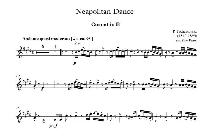 Tchaikovsky score is used in this type of dance